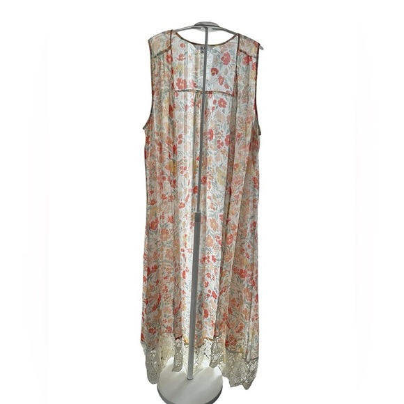 Jack by BB Dakota Floral Duster Vest – Size M - Picture 4 of 9